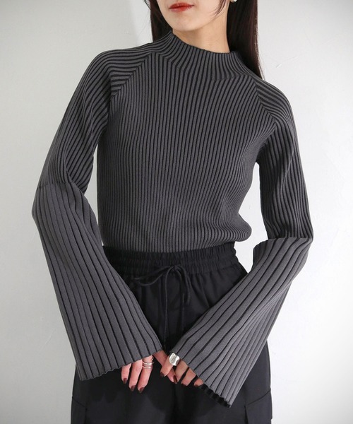 taylor☆　シェリエ　レディーシルエットニットグレー ジレ ニット レディース[品番：JOKW0015318]｜REAL STYLE
