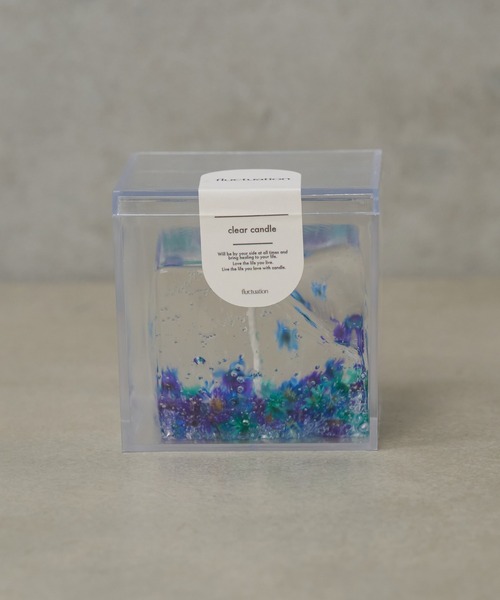 BIRTHDAY BAR(バースデイバー)の「透明のハナキャンドル(キャンドル・レディース・パープル/ホワイト・フリー)」の9枚目の写真