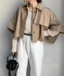 DouDou | ショートケープトレンチ(トレンチコート)