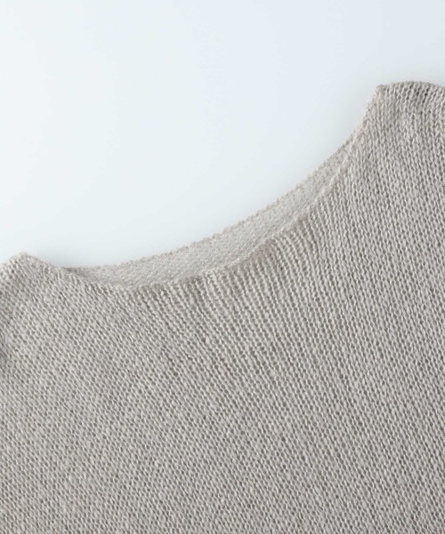 HONEYSUCKLE ROSE（ハニーサックルローズ）の「【HONEYSUCKLE ROSE】モヘヤライクニットレイヤード（ニット/セーター・レディース・グレー/ブルー/ピンク・MEDIUM/LARGE）」の15枚目の写真