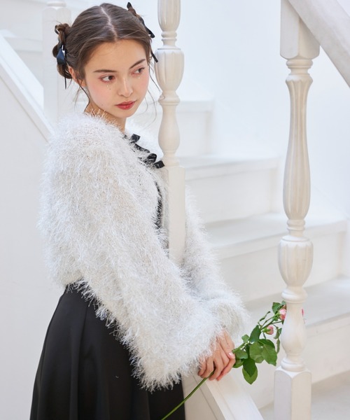 Lovilyn（ラヴィリン）の「ダブルリボンラメシャギードーリーショート