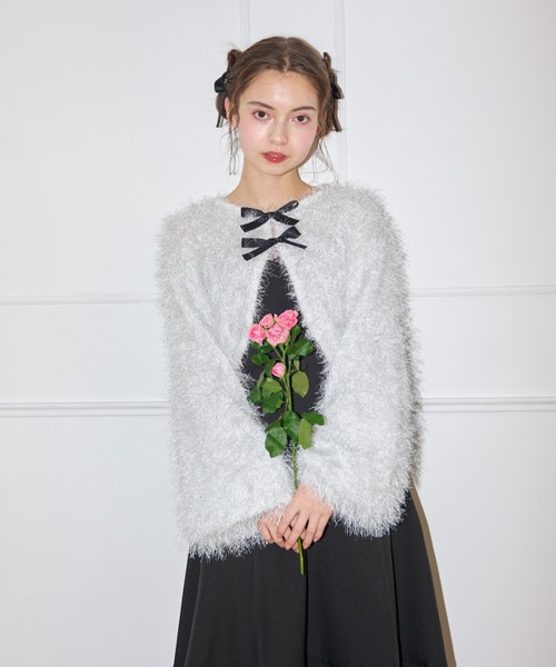 Lovilyn（ラヴィリン）の「ダブルリボンラメシャギードーリーショート