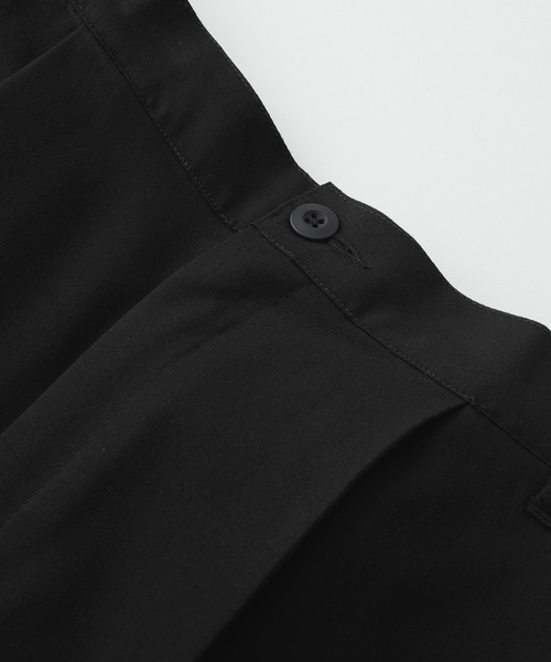 molk(モルク)の「【molk】ワイドストレートセンタープレススラックス(スラックス・メンズ・ブラック/ダークグレー/ナチュラル・L/M/S)」の18枚目の写真