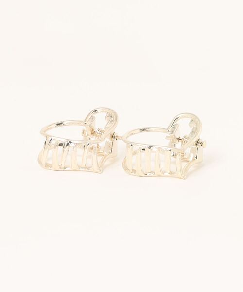 anap mimpi(アナップミンピ)の「2SET メタル ハート ミニヘアクリップ(バレッタ/ヘアクリップ・レディース・シルバー/ゴールド・FREE)」の10枚目の写真
