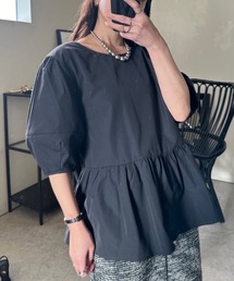 ULEULA（ウルア）の「前後2WAYランタンスリーブブラウス/深Vネックボリュームスリーブブラウス（シャツ/ブラウス）」