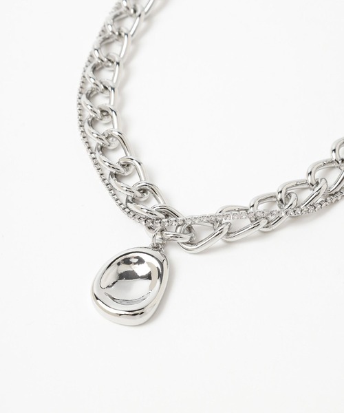 HARE（ハレ）の「パーツモチーフショートネックレス(HARE)（ネックレス・レディース・シルバー/シルバー系その他・FREE）」の11枚目の写真