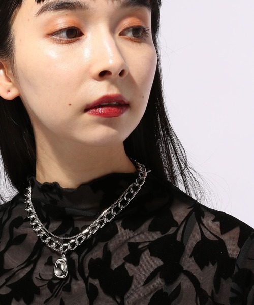 HARE（ハレ）の「パーツモチーフショートネックレス(HARE)（ネックレス・レディース・シルバー/シルバー系その他・FREE）」の9枚目の写真