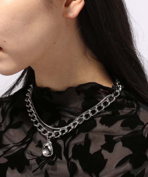 HARE（ハレ）の「パーツモチーフショートネックレス(HARE)（ネックレス・レディース・シルバー/シルバー系その他・FREE）」の16枚目の写真