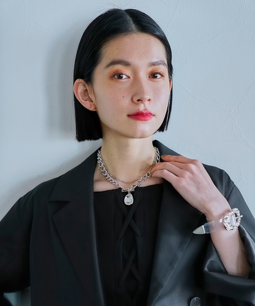 HARE（ハレ）の「パーツモチーフショートネックレス(HARE)（ネックレス・レディース・シルバー/シルバー系その他・FREE）」の12枚目の写真