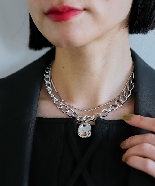 HARE（ハレ）の「パーツモチーフショートネックレス(HARE)（ネックレス・レディース・シルバー/シルバー系その他・FREE）」の14枚目の写真