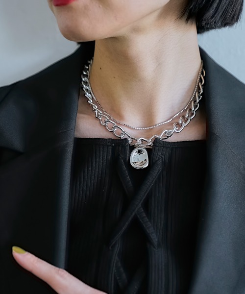 HARE（ハレ）の「パーツモチーフショートネックレス(HARE)（ネックレス・レディース・シルバー/シルバー系その他・FREE）」の15枚目の写真