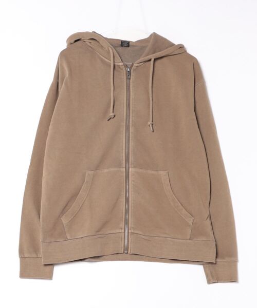 B.I.D.（ビーアイディー）の「《ピグメント加工 裏毛スウェットZIPパーカー（パーカー・メンズ・ブラック/ブルー/サンドベージュ・MEDIUM/LARGE）」の9枚目の写真