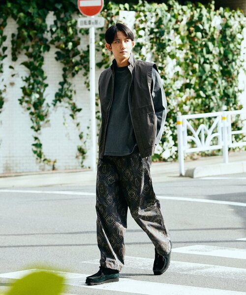 Snow Peak（スノーピーク）の「SNOW PEAK × JOURNAL STANDARD / 別注 Pigment Dyed UCCP Vest（その他アウター・メンズ・ブラック系その他/ベージュ系その他/ダークブルー・MEDIUM/LARGE）」の5枚目の写真