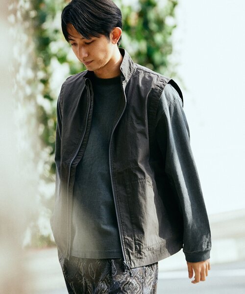 Snow Peak（スノーピーク）の「SNOW PEAK × JOURNAL STANDARD / 別注 Pigment Dyed UCCP Vest（その他アウター・メンズ・ブラック系その他/ベージュ系その他/ダークブルー・MEDIUM/LARGE）」の14枚目の写真