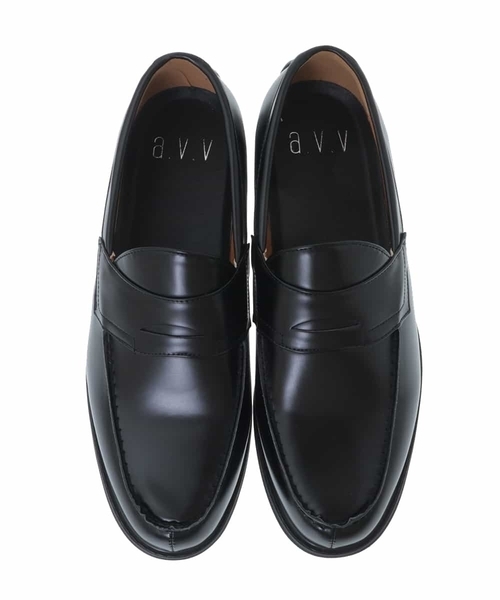 a.v.v（アーヴェヴェ）の「【セレモニー/通勤】ローファー（ローファー・メンズ・ブラック・26.5/26）」の3枚目の写真