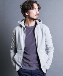CTN SWEAT FULL ZIP PARKA:コットン裏毛 フルジップパーカ