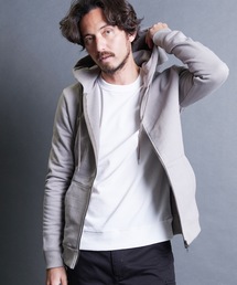CTN SWEAT FULL ZIP PARKA:コットン裏毛 フルジップパーカ