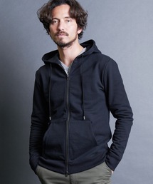 CTN SWEAT FULL ZIP PARKA:コットン裏毛 フルジップパーカ