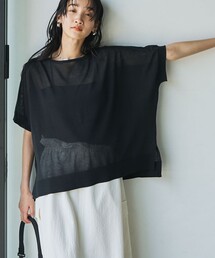 サラコシアーテンジクサマーニットポンチョ