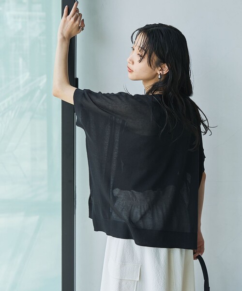 Traditional Weatherwear｜プレーティング天竺 シアー ボーダー