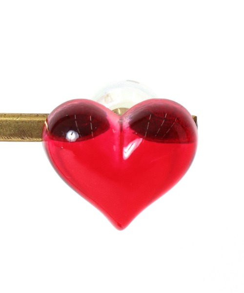 Three Four Time（ｽﾘｰﾌｫｰﾀｲﾑ）の「クリアハート×オーロラキャッチピアス（ピアス（両耳用）・レディース・イエロー/グリーン/レッド・FREE）」の17枚目の写真