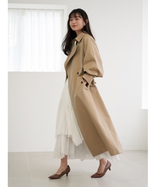 【avouavou 夏用トレンチコートドレス】 SUMMER TRENCH COAT DRESS - avouavou 아보아보