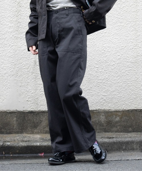 UNIVERSAL OVERALL（ユニバーサルオーバーオール）の「ベイカーパンツ / BAKER PANTS（その他パンツ・レディース・モカ/ブラック・M/S）」の18枚目の写真