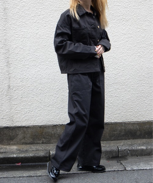UNIVERSAL OVERALL（ユニバーサルオーバーオール）の「ベイカーパンツ / BAKER PANTS（その他パンツ・レディース・モカ/ブラック・M/S）」の21枚目の写真
