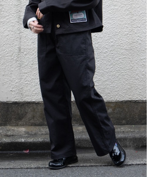 UNIVERSAL OVERALL（ユニバーサルオーバーオール）の「ベイカーパンツ / BAKER PANTS（その他パンツ・レディース・モカ/ブラック・M/S）」の22枚目の写真