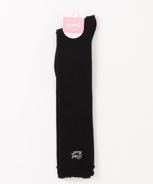 PINKHUNT(ピンクハント)の「PINKHUNT ピンクハント 履き口ゆったりニーハイソックス 9129(ソックス/靴下・キッズ・ブラック・21-24cm/17-20)」の2枚目の写真