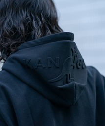 【KANGOL/カンゴール】 フードエンボスロゴ 裏毛フルジップパーカー