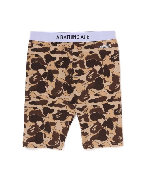 A BATHING APE（アベイシングエイプ）の「COOKIE CAMO 2 BIKER SHORTS L（レギンス/スパッツ・レディース・ベージュ/ブラウン・SMALL）」の2枚目の写真