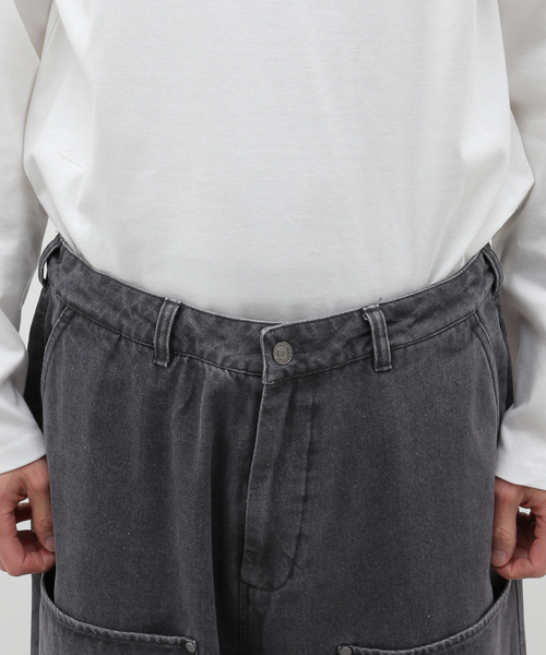 Evisen Skateboards（エビセンスケートボード）の「EVISEN / エビセン NICOLA COLOR DENIM PT（デニムパンツ・メンズ・グレー・MEDIUM/LARGE）」の6枚目の写真