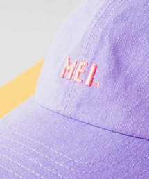 LB/S （エルビーエス）の「【MEI/メイ】【こなれヴィンテージ感】ピグメント加工 ローキャップ 蛍光色3D刺繍 サーフ・古着MIX メイ 定番（キャップ）」