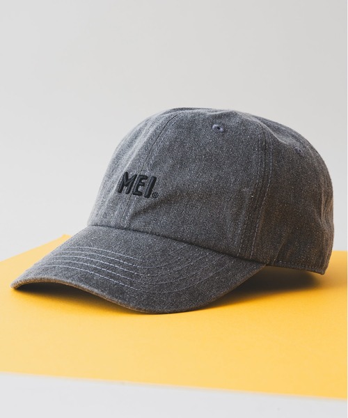MEI（メイ）の「【MEI/メイ】 LOW CAP PIGMENT/ローキャップ ピグメント加工（キャップ・メンズ・ライトパープル/ベージュ/ブルー/ブラック・FREE）」の6枚目の写真