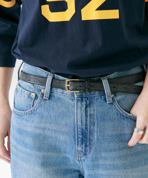URBAN RESEARCH Sonny Label（アーバンリサーチサニーレーベル）の「HADDON&JONES　20MMプレーンベルト（ベルト・レディース・ブラック/ブラウン・85）」の8枚目の写真