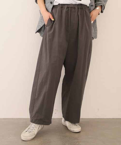 ジャーナルスタンダードラックス | ダンプ ホップパンツ　チャコールグレー JOURNAL STANDARD LUXE（ジャーナルスタンダード ラックス）の