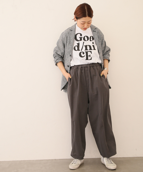 ジャーナルスタンダードラックス | ダンプ ホップパンツ　チャコールグレー JOURNAL STANDARD LUXE（ジャーナルスタンダード ラックス）の