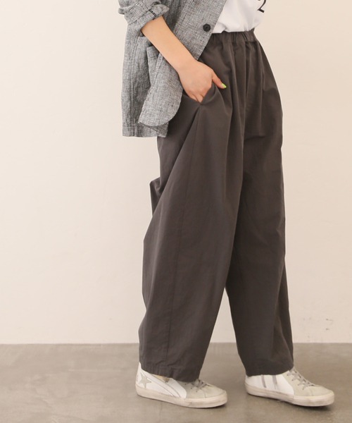 ジャーナルスタンダードラックス | ダンプ ホップパンツ　チャコールグレー JOURNAL STANDARD LUXE（ジャーナルスタンダード ラックス）の