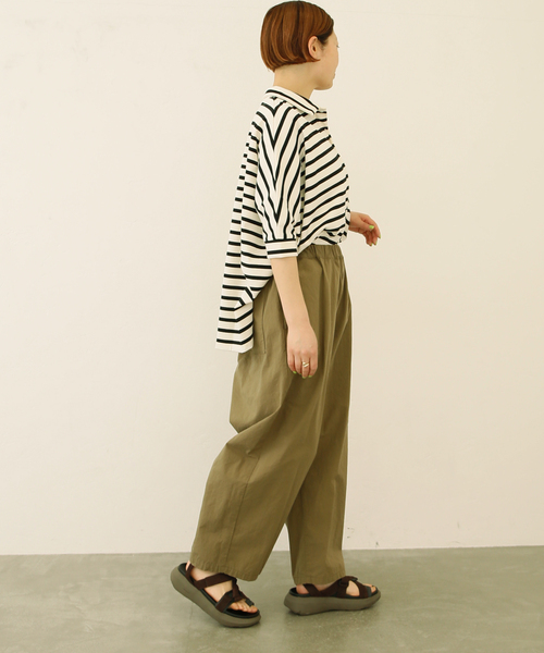 ジャーナルスタンダードラックス | ダンプ ホップパンツ　カーキ JOURNAL STANDARD LUXE（ジャーナルスタンダード ラックス）の