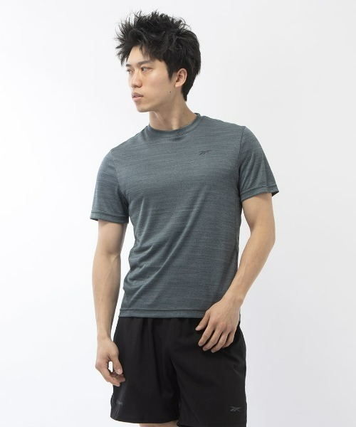 Reebok(リーボック)の「アスリート Tシャツ / ATHLETE TEE 2.0 RBK-FRESH(Tシャツ/カットソー・メンズ・ヘザーチャコール/ブルー/グリーン・XX-LARGE/SMALL/MEDIUM/LARGE/X-LARGE)」の2枚目の写真