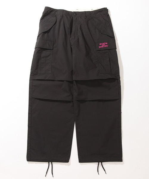 THRASHER(スラッシャー)の「【THRASHER/スラッシャー】リップストップカーゴパラシュートパンツ(カーゴパンツ・メンズ・ベージュ/グリーン/ブラック・L/M/LL)」の4枚目の写真