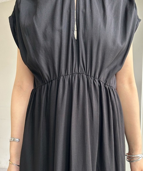 シーナリー フレンチスリーブティアードドレス SHENERY（シーナリー）の「【着やせ抜群】フレンチスリーブ