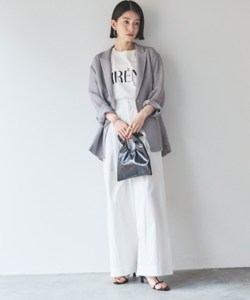 ロングシーズンHIT ITEM】メッシュテーラードダブルジャケット