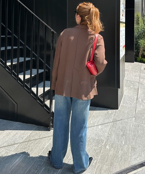 セール】【ロングシーズンHIT ITEM】メッシュテーラードダブル