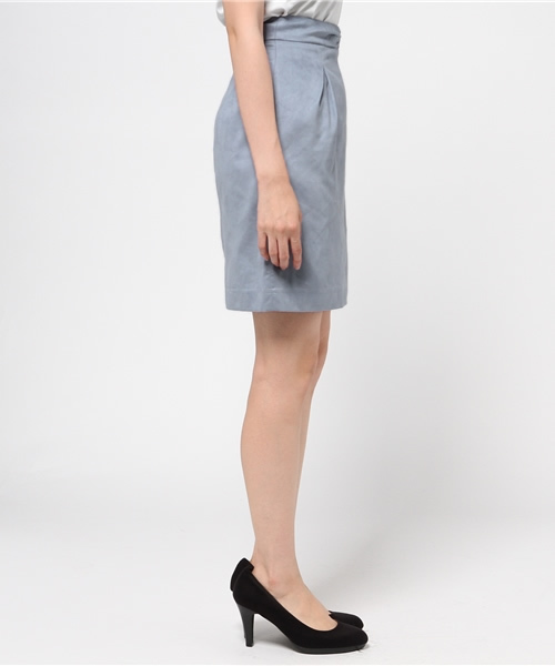 PROPORTION BODY DRESSING（プロポーションボディドレッシング）の「スエードコクーンスカート（スカート・レディース・ベージュ系その他/ブルー/ボルドー・1/3/2）」の5枚目の写真