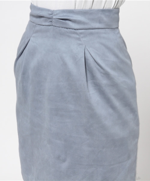 PROPORTION BODY DRESSING（プロポーションボディドレッシング）の「スエードコクーンスカート（スカート・レディース・ベージュ系その他/ブルー/ボルドー・1/3/2）」の7枚目の写真