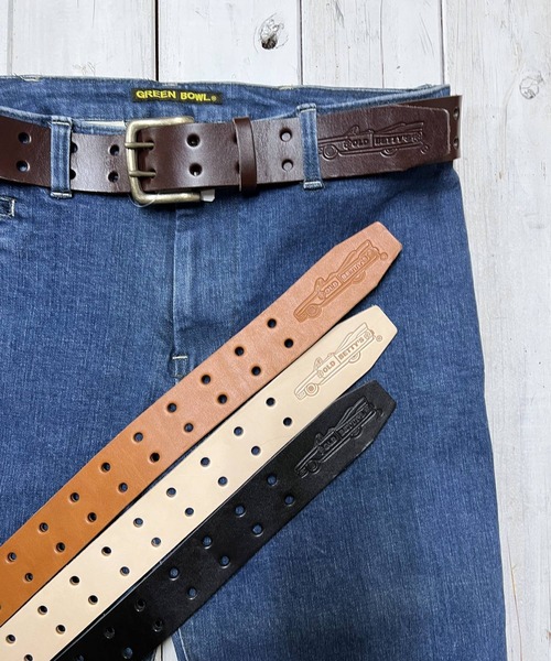 OLD BETTY'S(オールドベティーズ)の「【日本製】オールドベティーズ【OLD BETTY'S】 CADILLAC Leather Belt(ベルト・レディース・ブラック/ブラウン/キャメル・FREE)」の7枚目の写真