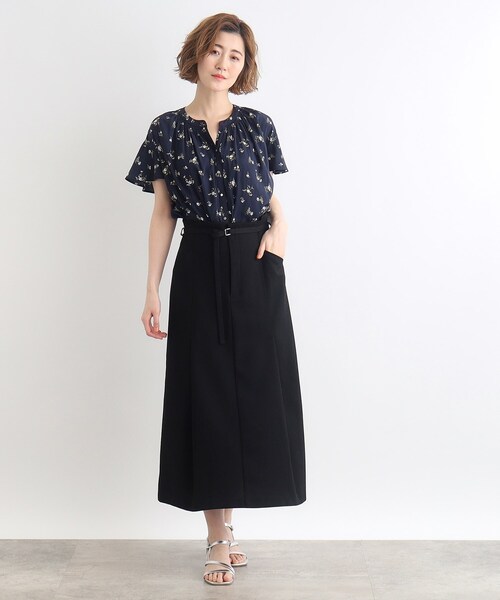 grove（グローブ）の「◆＜ご自宅で洗える＞ヴィンテージサテンスキッパーブラウス（シャツ/ブラウス・レディース・ネイビー系/ホワイト系3/ホワイト系8/イエロー系その他/ブルー系その他/オフホワイト・03/02/01/04/05）」の17枚目の写真