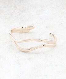 grove | ボリュームダブルラインメタルバングル(ブレスレット)